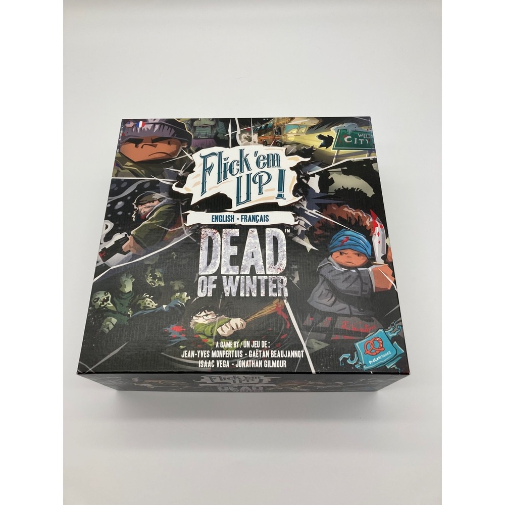 Flick 'em Up! Dead of Winter Board Game Pretzel Games 2017 Complete Sealed Cards